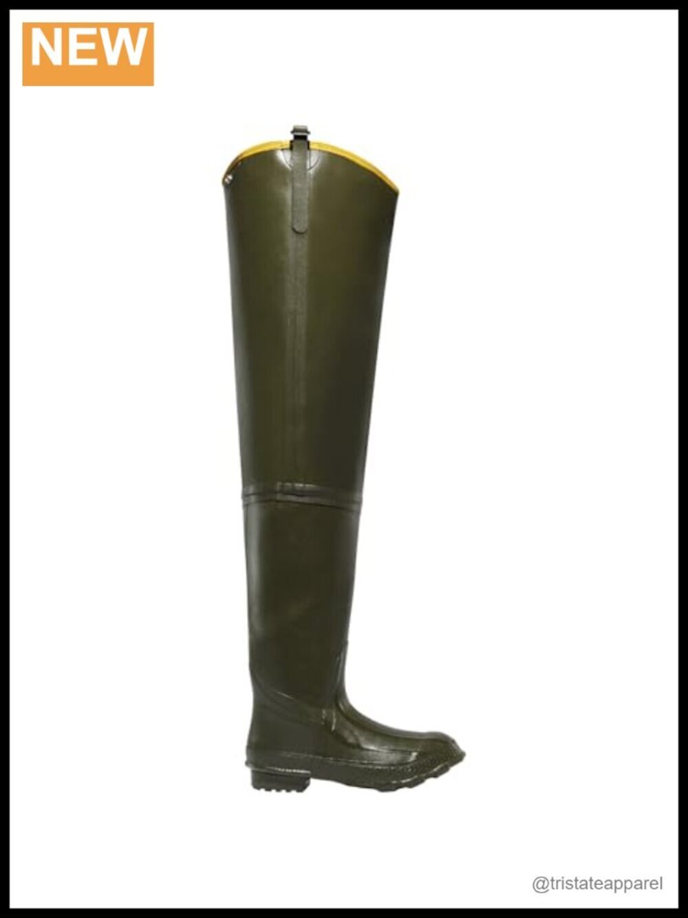 Men's 32" Waterproof Rubber Hunting Shoes Hand-Laid Chevron Outsole